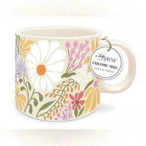 Lady Jane Flower Market Wildflowers Coffee Tea Hot Chocolate Soup Mug Cup